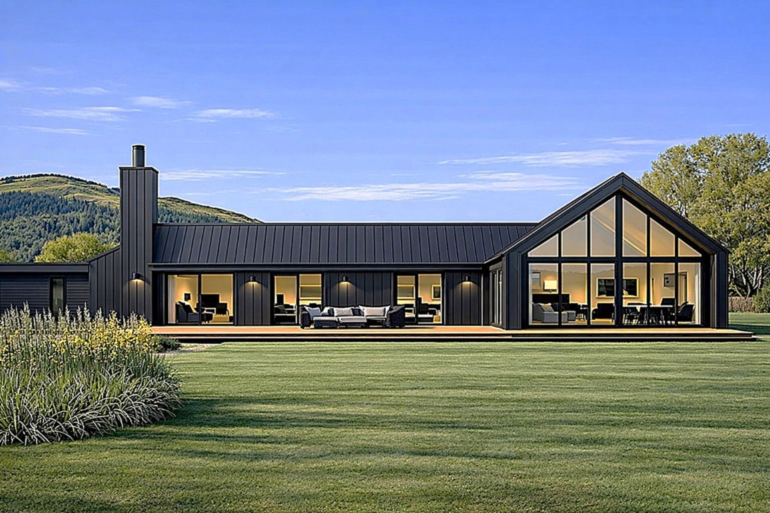 Casă parter iCONiC 1-Story black Scandinavia